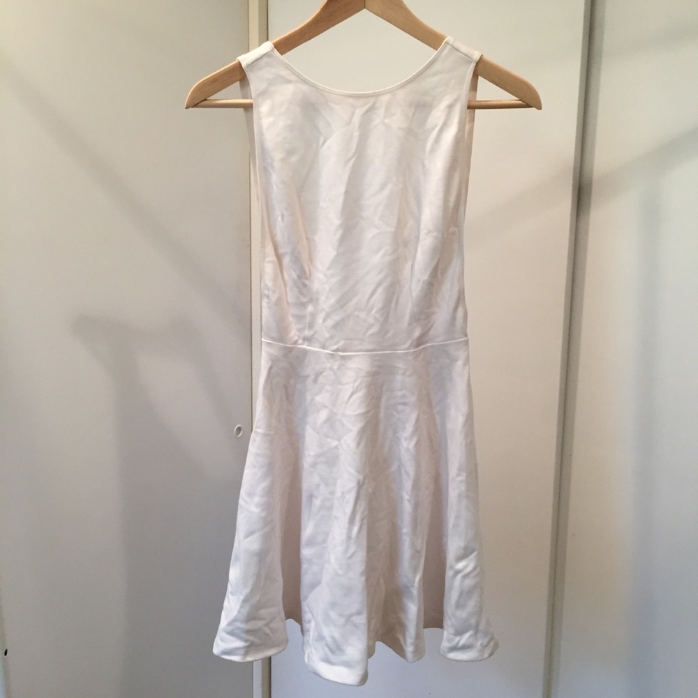 American Apparel Open Back Skater Mini Dress